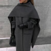 Arrival Of Scarf Collar Woolen Coat